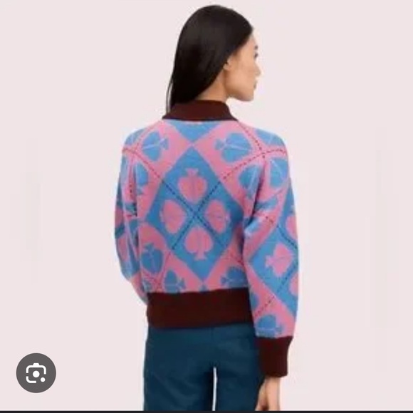 Kate Spade Geo Women's Sweater Sz S - Picture 2 of 6
